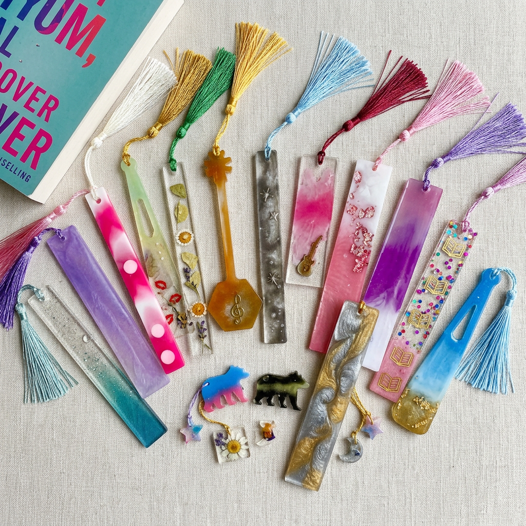 Resin Bookmarks Collection